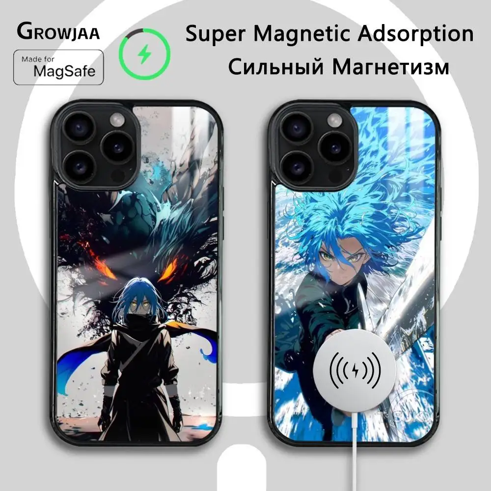

Rimuru T-Tempest Tensei Phone Case For iPhone 16 15 14 13 12 11 Pro Max Plus Mini Wireless Charging Magnetic Hard Shell