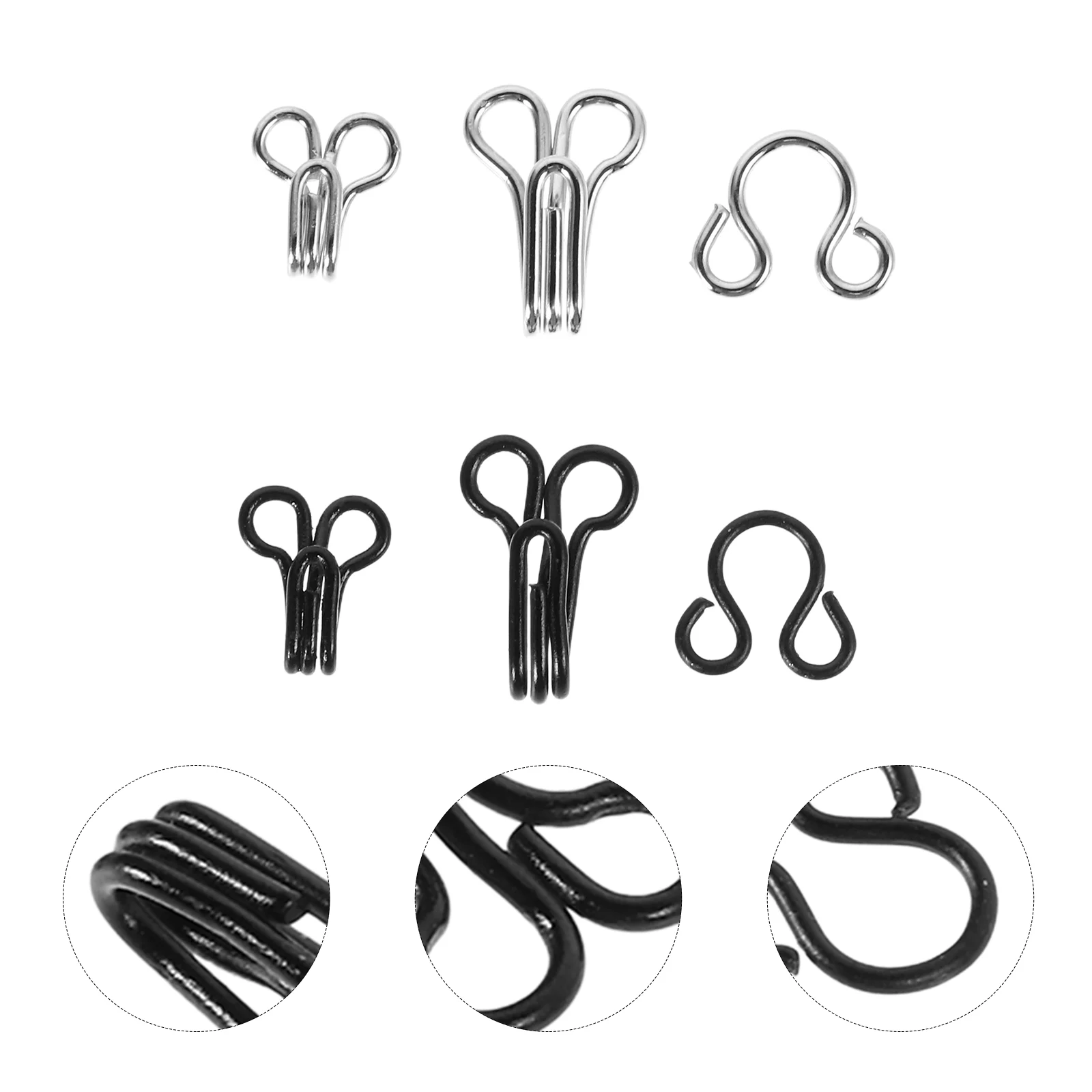 

Metal Invisible Hook Buckle Buttons Clasps for Sweaters Women Cloak Dress Clips Fasteners Clothing Accessories