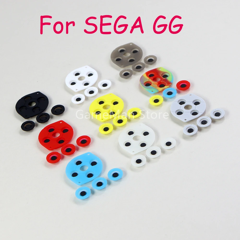 

50sets/lot OEM High Quality Silicone Conductive Rubber Button Pads For Sega Came Gear Controller GG