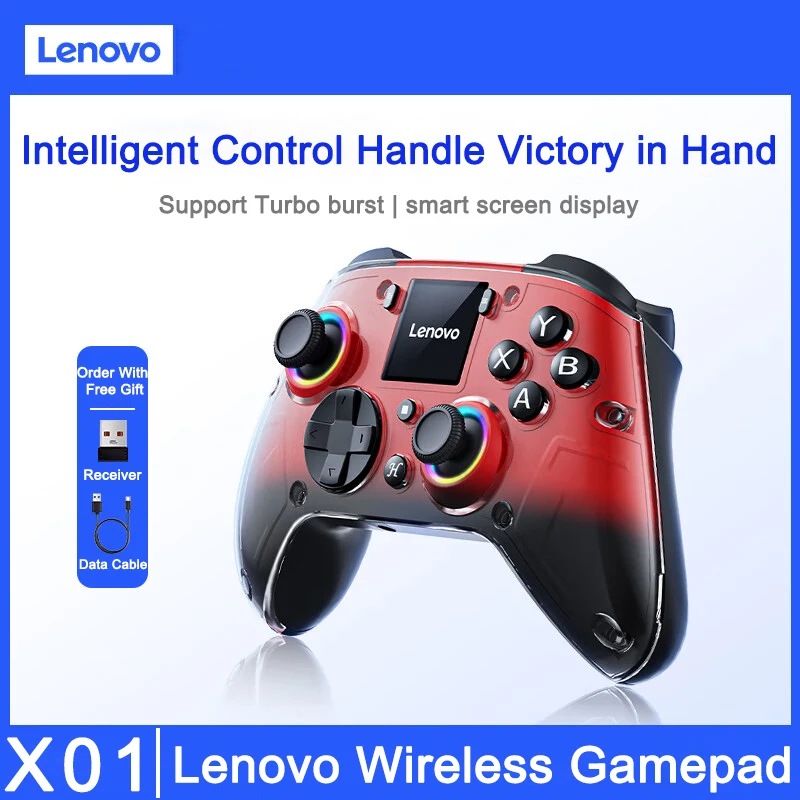 Original Lenovo X01 Wireless Bluetooth Controller for Black Myth Wukong for Nintendo PC/ Switch/Android/IOS/PS4/Mobile Gamepad
