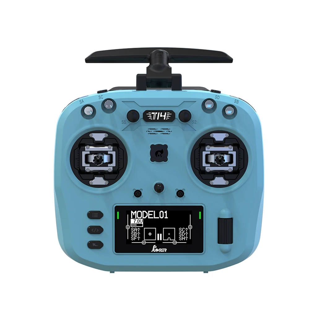 

New JUMPER T14 X 2.4GHz 915MHz HALL ELRS Remote Control EDGETX 1W Transmitter For FPV Racing Drone