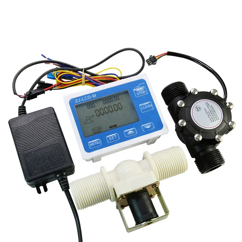 LCD-M flow sensor meter digital display filter controller LCD for RO water machine filter