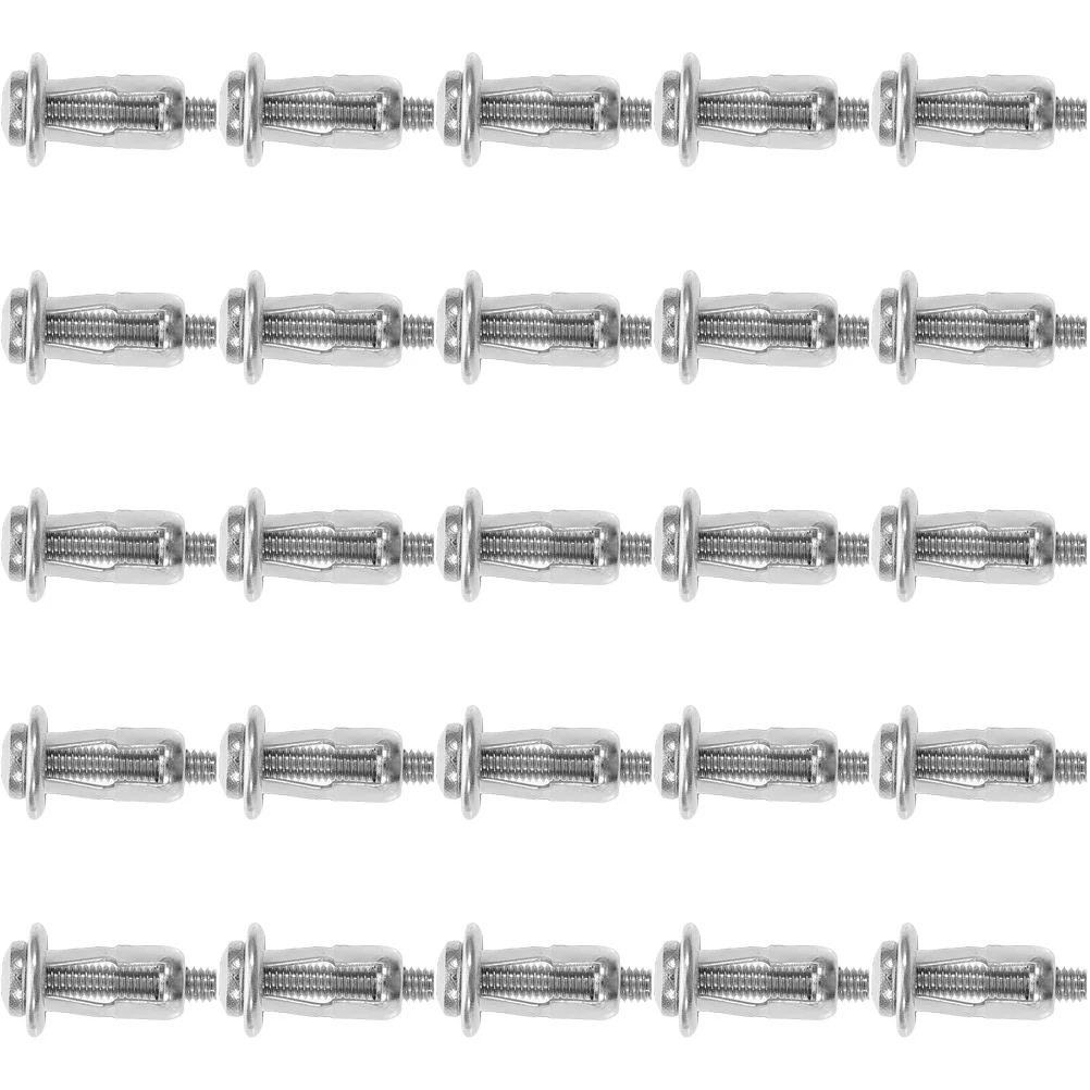 

25Pcs Hollow Wall Anchor with Screw Fasteners Petal Nuts for Hollow Wall Home Office Use Tool