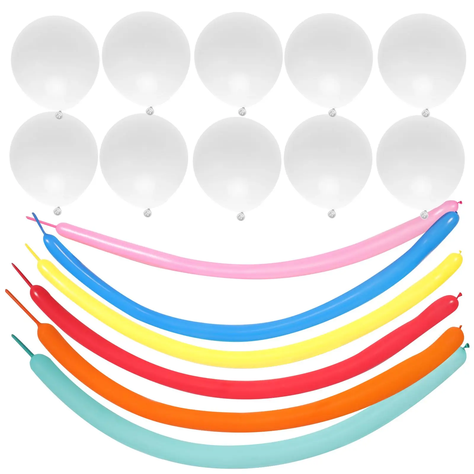 

17 Pcs Rainbow Balloon Set Unique Design Balloons Creative Strip Beautiful Home Decor Party Premium Material