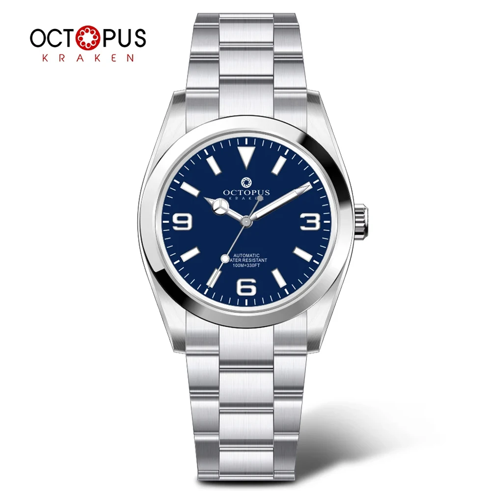 

Octopus Kraken 0013 Automatic Mechanical wristwatch Enamel Dial Explore Climbing Series 36mm Waterproof sapphire watch for men