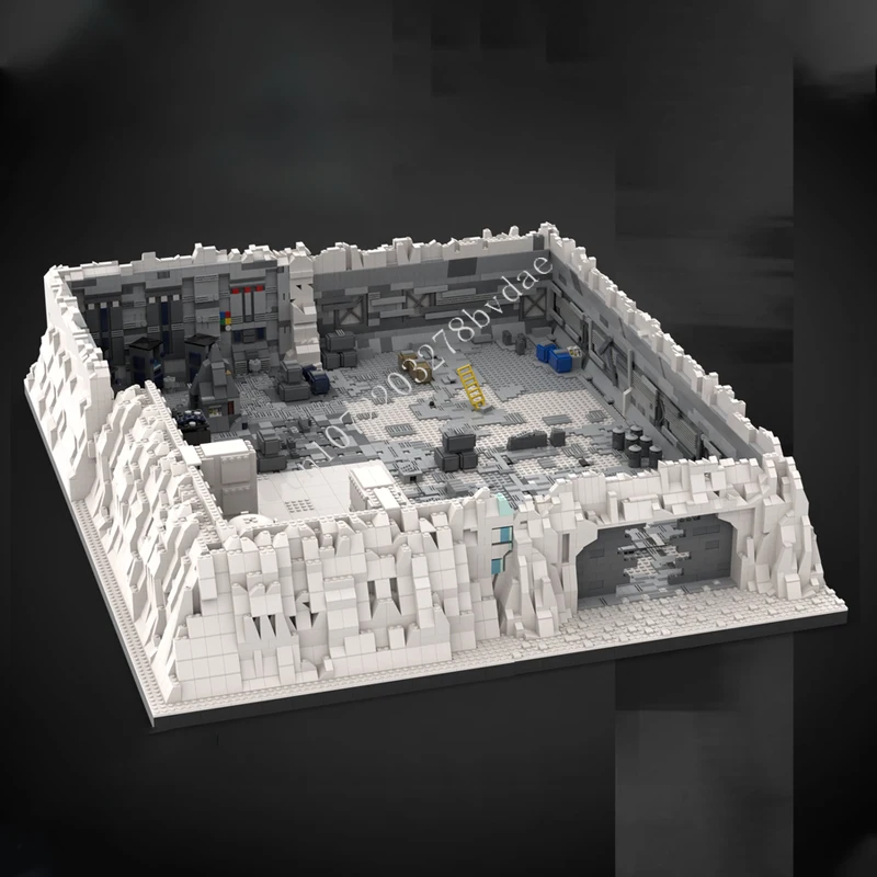 

12168PCS Base Echo Space War Military MOC SpaceShip Battle Model Building Blocks Architecture DIY Education Model Toys Gift