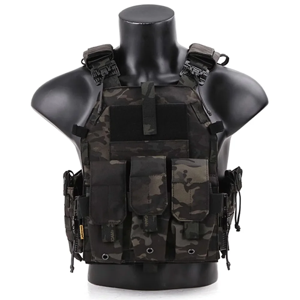 

Quick Release 094K Style Vest Camo Modular Chest Set for Airsoft Paintball Game