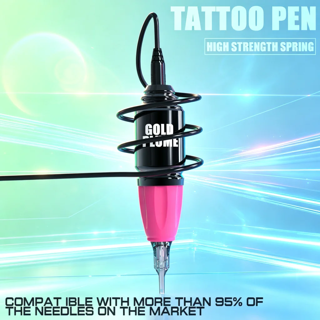 Wireless Rotary Tattoo Pen Machine Kit 1100Mah Integrated Power All in One Complete Tattoo Supplies Mixed Cartridge Needles Multicolor Tattoo Ink Practical Tattoo Tool Set for Beginners Professional Tattoo Practitioners