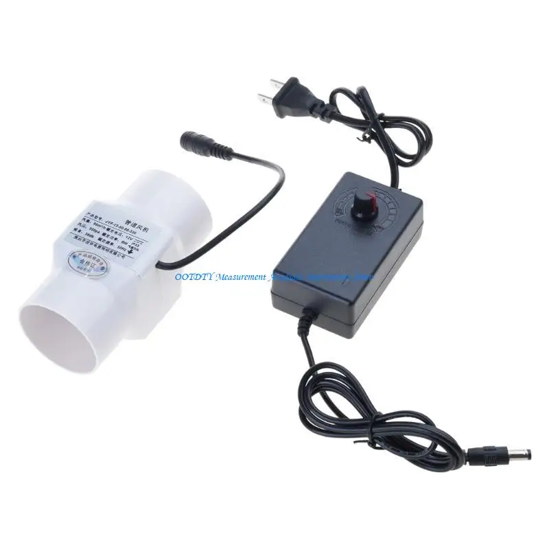 

367D 12 В вытяжной вентилятор с регулируемой скоростью 2 дюйма 50 мм вытяжной вентилятор для вентиляции для дома для домашних