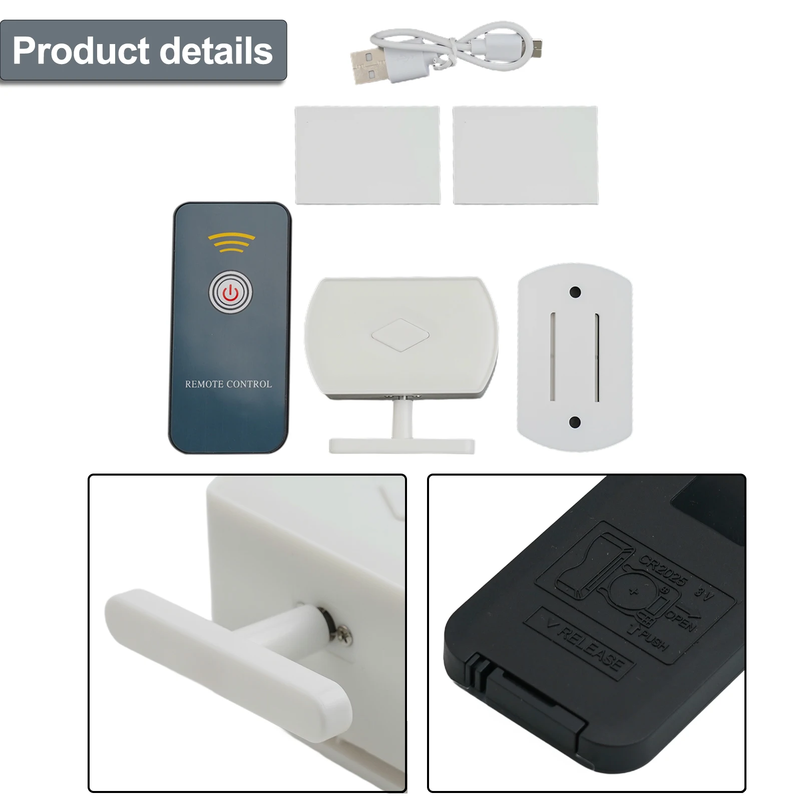 

10-15m DC3-5V Home Controller Remote Switch Lazy Light Off Smart Wireless Home Remote Automatic Controller Charging Wiring-free