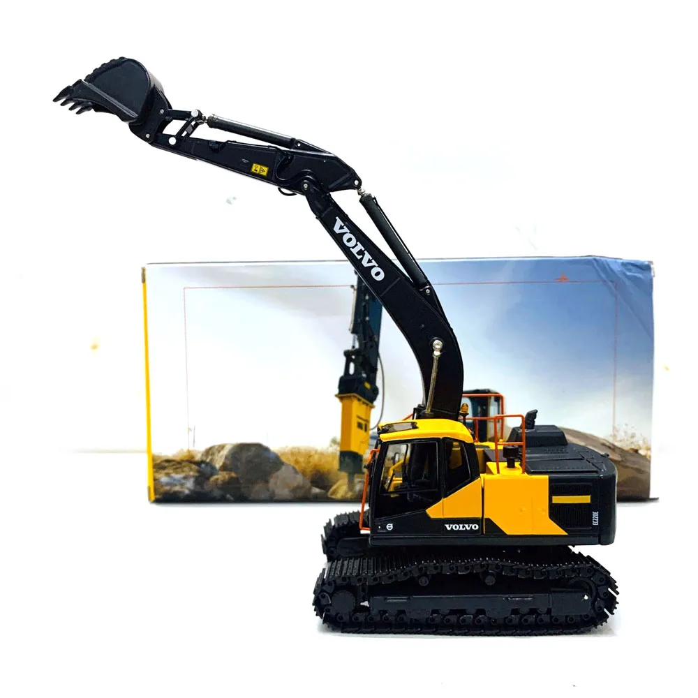 

EC220E Crawler Excavator Diecast Model 1:50 Scale Die-Cas Metal Tracks Boy Gift Collection Toy Model Scene Decoration Collection
