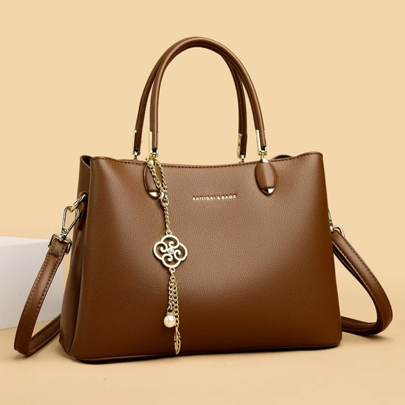 

High-End Women Luxury Tote Bag With Classic Paris Style And Soft Suede Trim Suitable For Working Women​