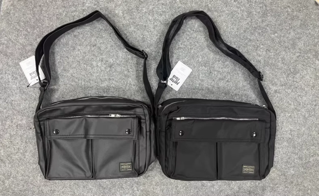 

Многофункциональная сумка-мессенджер Porter Classic, сумка через плечо, сумка-слинг для мужчин, двухслойная, большая вместимость, для путешествий, с защитой от кражи