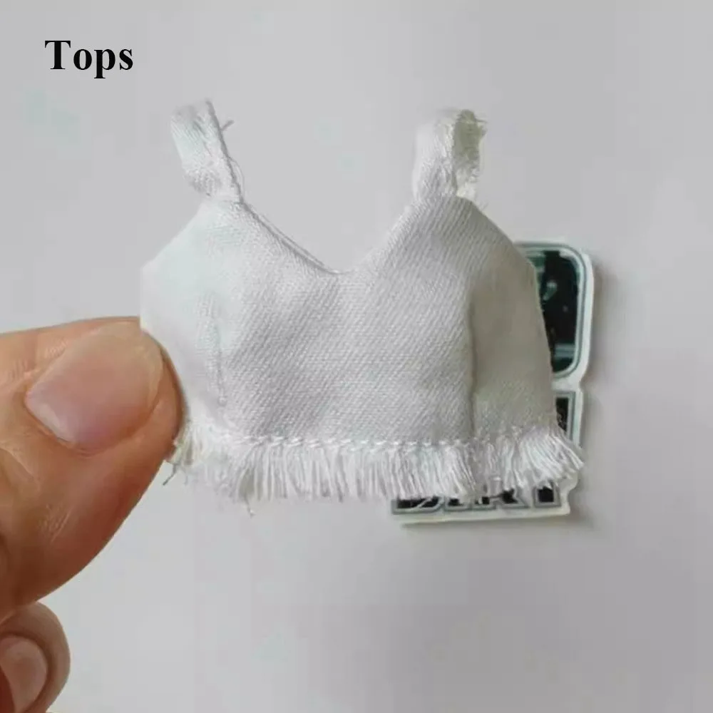 

Casual Wear Cute Bell-bottoms Trousers Fashion Handmade Denim Pants Clothes DIY Accessories Kids Toys for Blythe ob24 ob22 Dolls