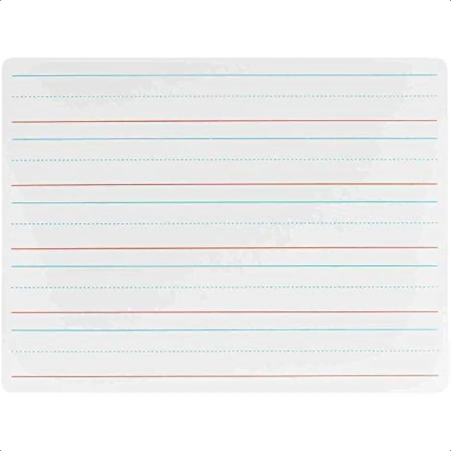Tablice suchościeralne z liniami Zestaw 25 sztuk tablic z linią 9x12 Student Jednostronne poprawiające naukę w klasie z Por