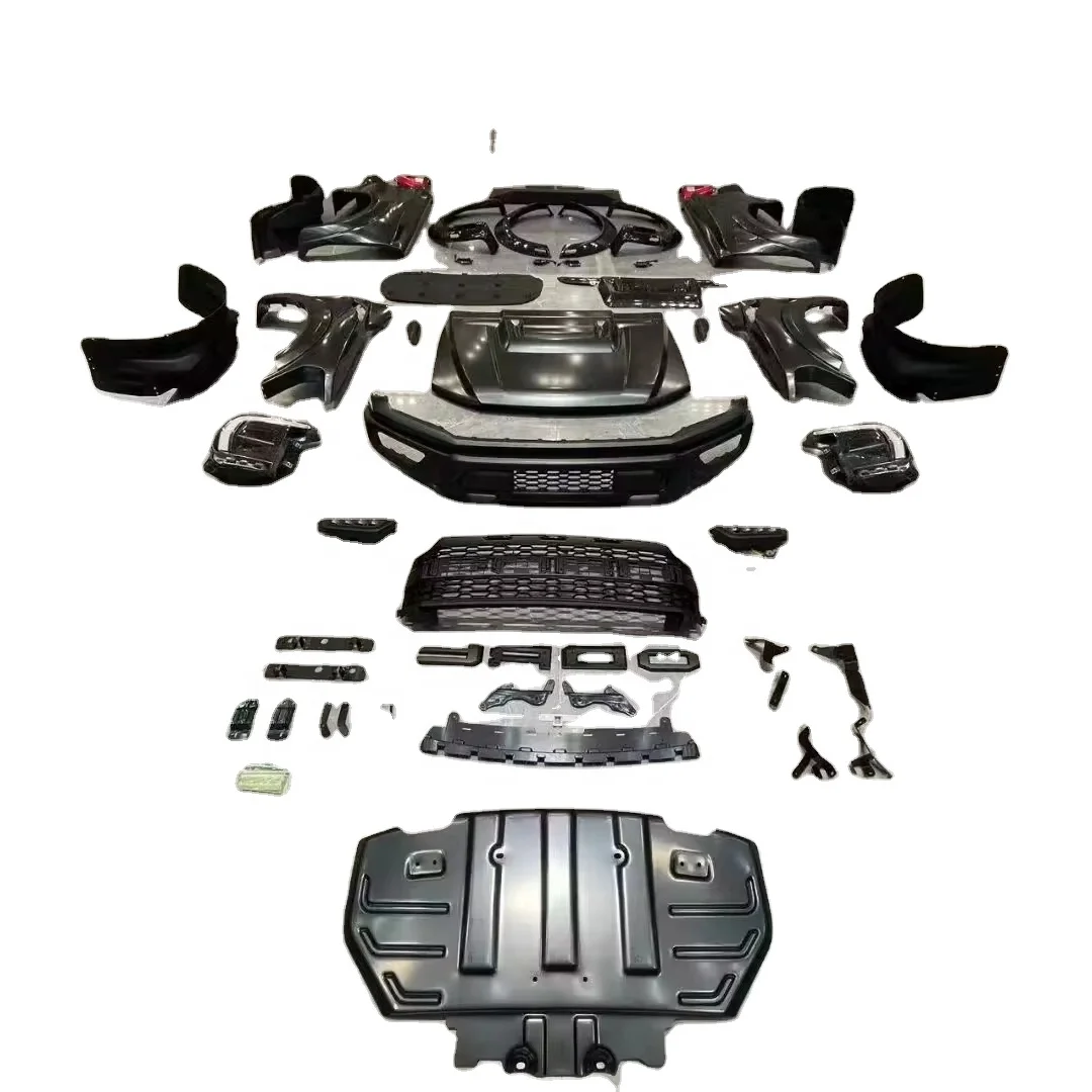 

Revise Upgrade To 2021 F150 Raptor Style The Whole Bodykit Body Kit Sets With Lamps For Ford Ranger 2012-2021 Auto Parts