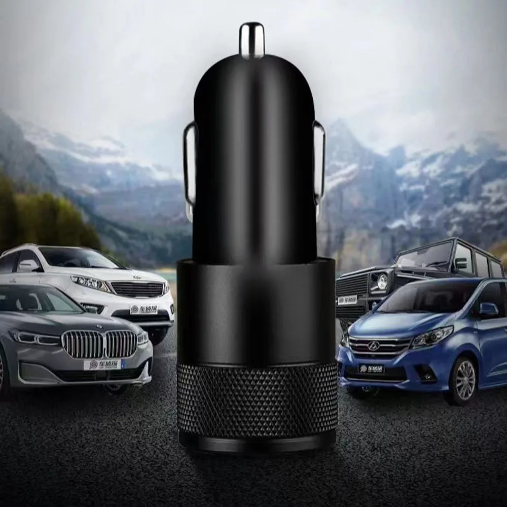 Pengisi Daya Mobil USB 66W Pengisian Cepat 3.0 USB Tipe C Adaptor Ponsel Pengisi Daya Cepat untuk Tablet Laptop Iphone