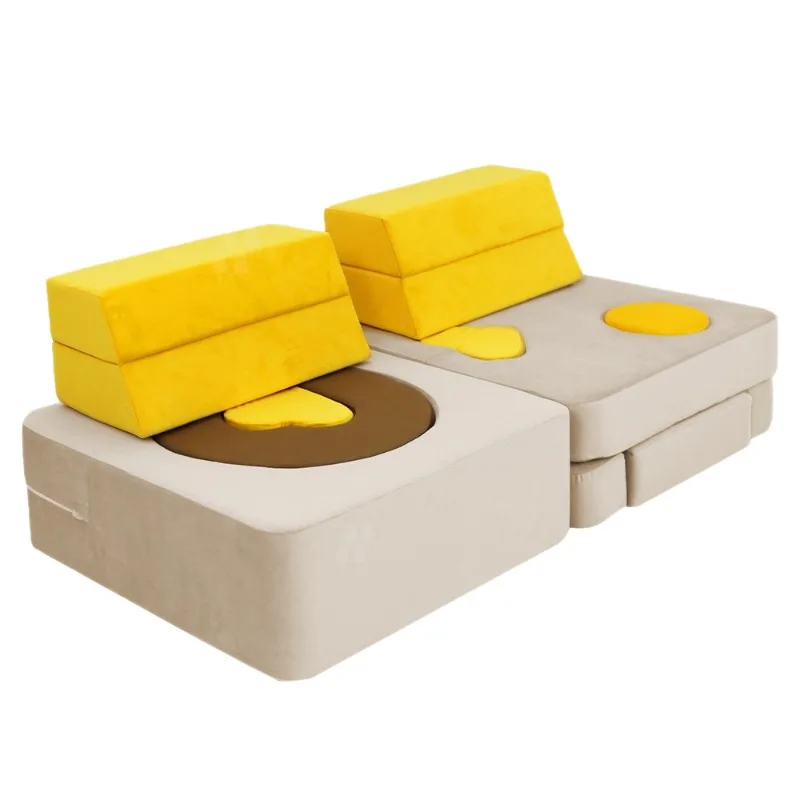 Soft climbing block sofa, indoor infant sensory integration training, early education playhouse, sofa assembly combination