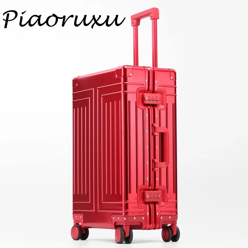 100% Aluminum Alloy pull rod suitcase 20\