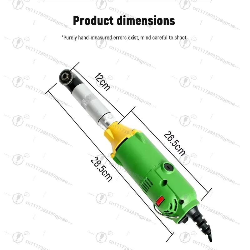 Integrated Handheld Electric Grinder Set 90 Degree Engraver Tile Grout Cleaner Grooving Polishing Power Tool