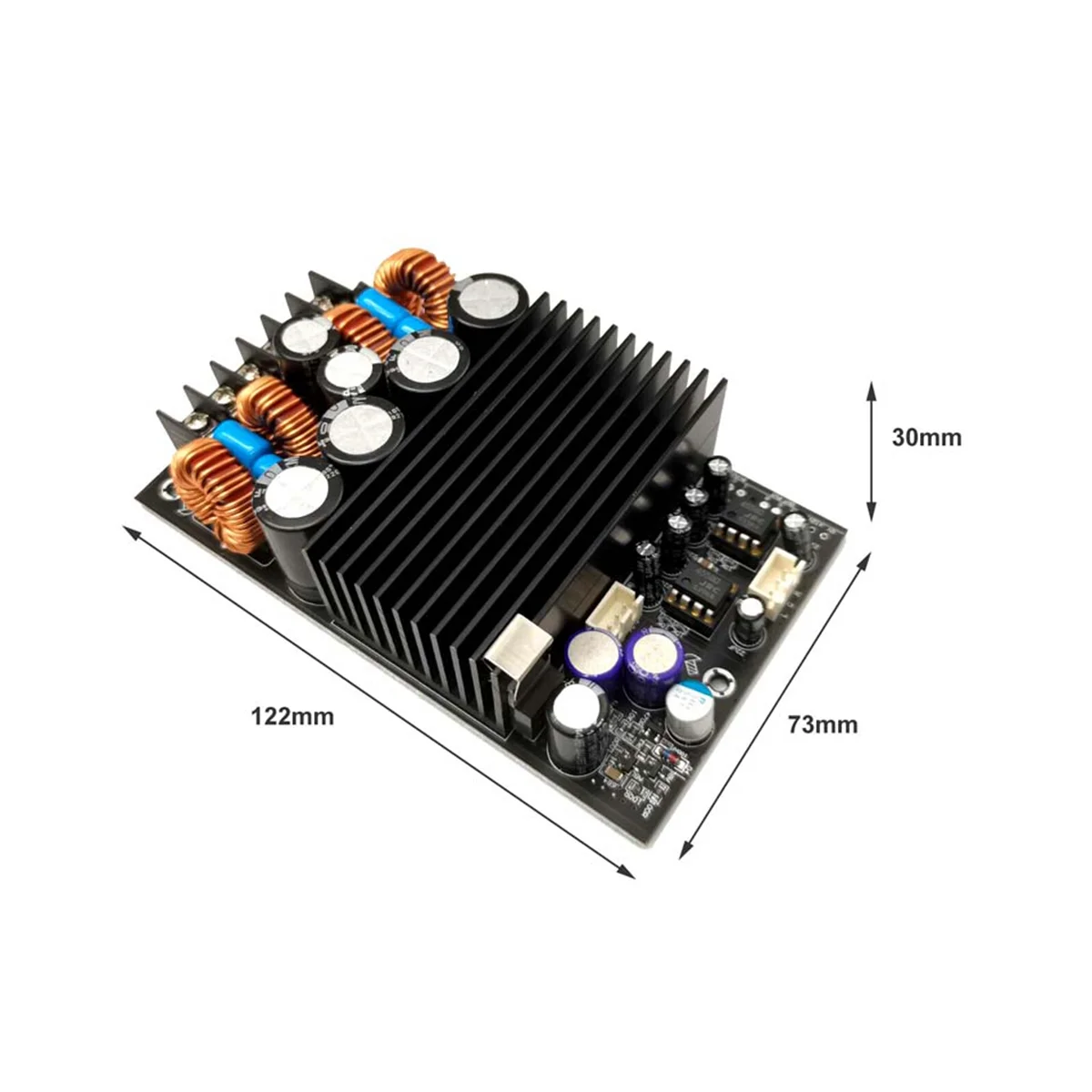 A57G-Upgraded TPA3255 2.0 DC19-40V PBTL 600W 315W + 315W Stereo Class D Digital High Power HiFi Amplifier Board(Without)