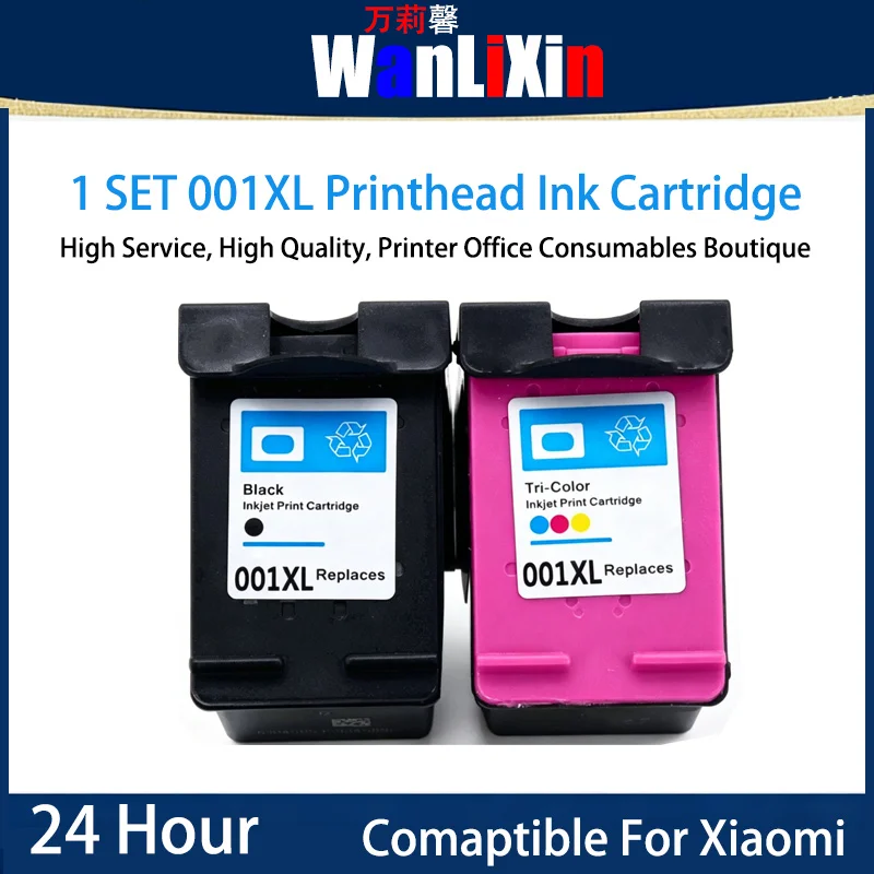

1 SET 001XL Printhead Ink Cartridge Compatible For Xiaomi New