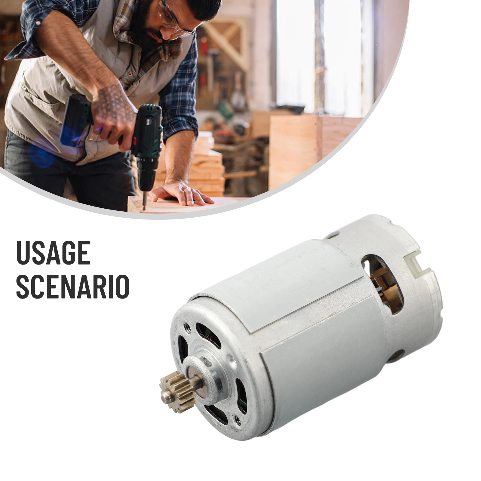 18V For DC Motor Replacement for Bosch GSR18-2-LI and HC683L Cordless Drills Screwdrivers 13 Teeth Unit 1607022649