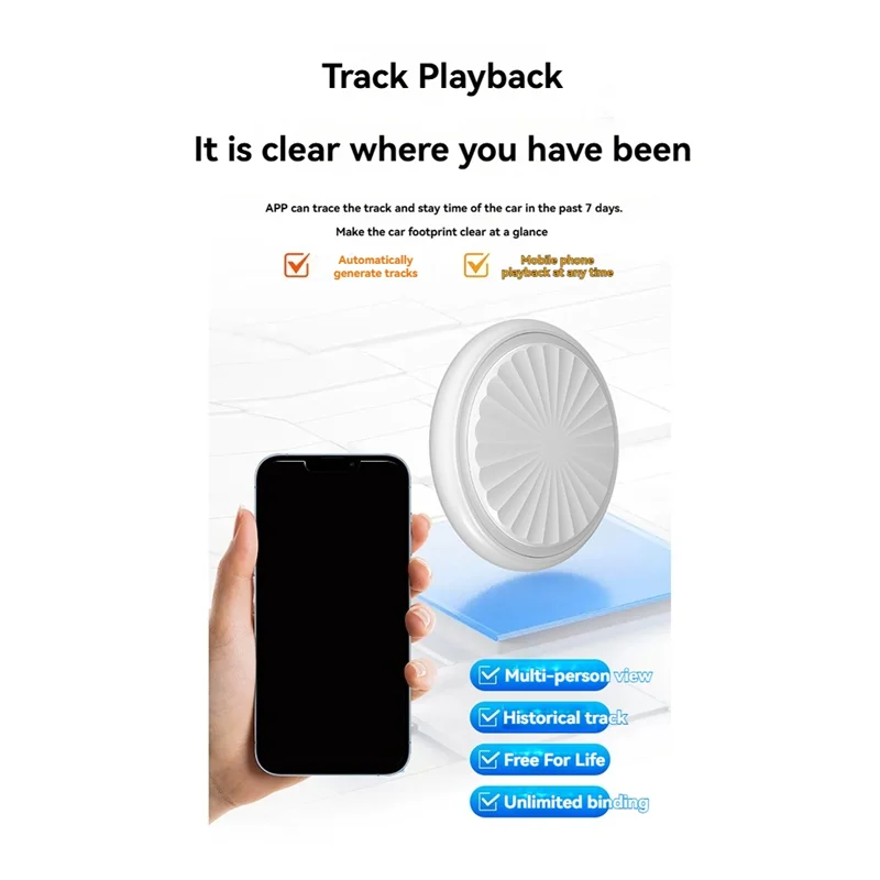 GPS-трекер ELECT-Bluetooth, глобальный поиск позиционирования, интеллектуальная сигнализация против потери, напоминание, устройство позиционирования