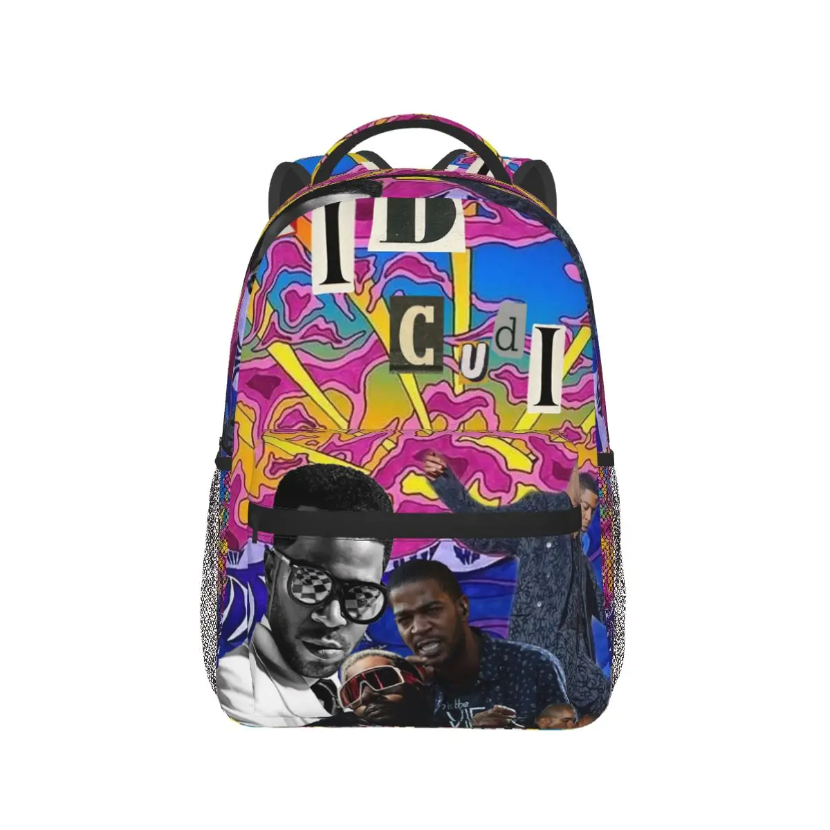 

Rapper Kid Cudi Album Man On The Moon III The Chosen Graphic Backpack Daypack Kid BookBag School Bag Shoulder Bags for Men Women