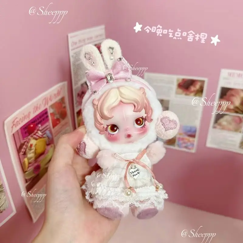 متوفر في المخزون الملحقات الأصلية لـ Skullpanda Nais Rabbit Mi Pull Hug Ghost ملابس أطفال بدون نوم ملابس أطفال لطيفة #4