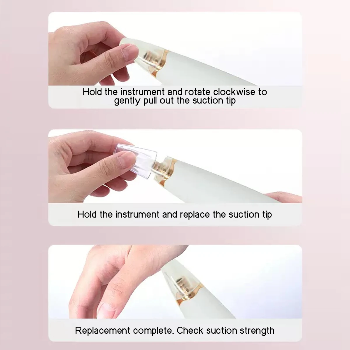 Elektrisches Porenreinigungsgerät zur Entfernung von Mitessern, Vakuum-Akne-Behandlung, kompakt und tragbar, ein unverzichtbares Hautpflege-Werkzeug