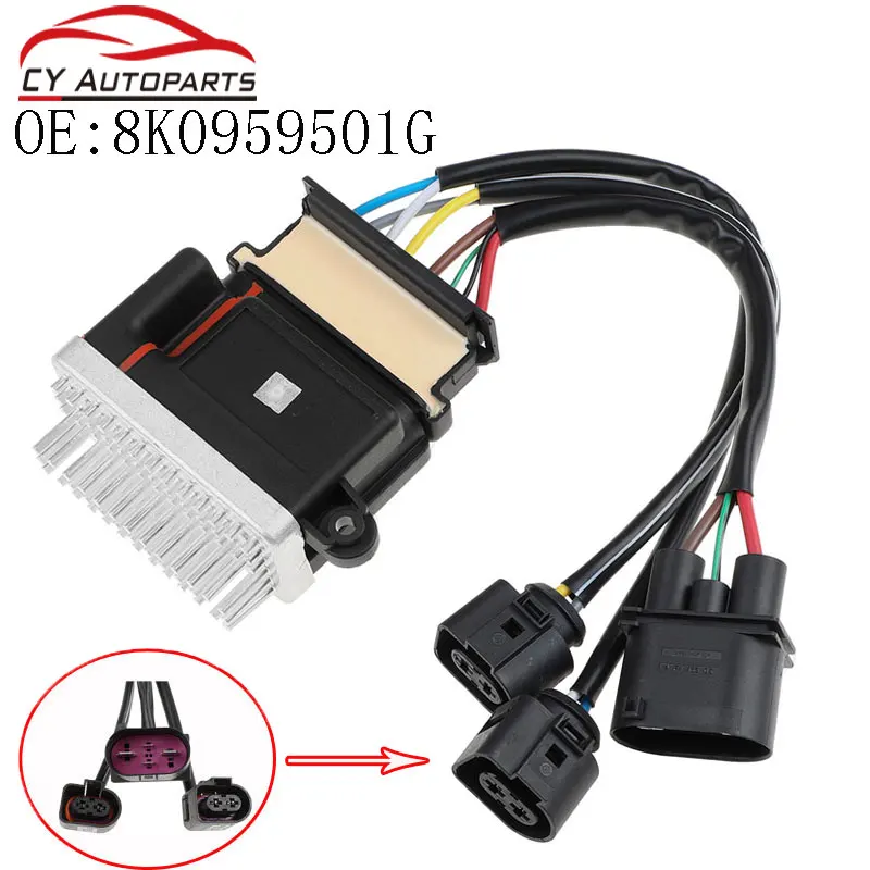 8K0959501G New Engine Cooling Fan Control Unit Module For Audi 09-16 A4 A5 A6 A7 Q3 Q5 RS Q3