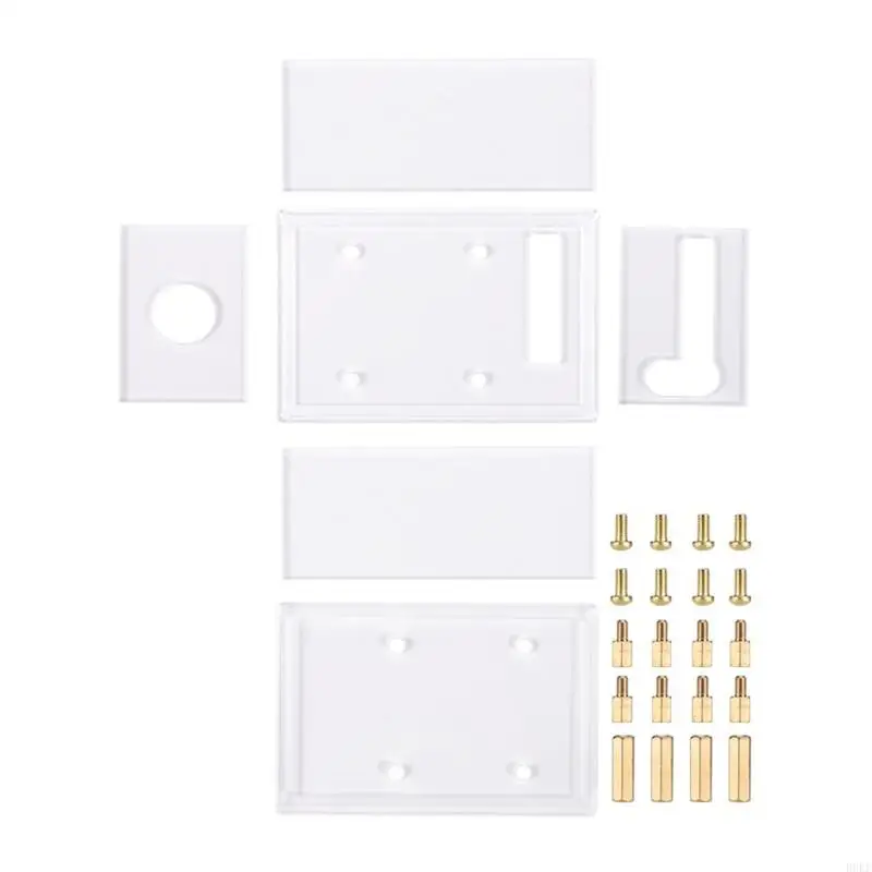 

B0KF Portable Transparent Acrylic Sheet Hard for Case for PAM8620 Power Amplifier
