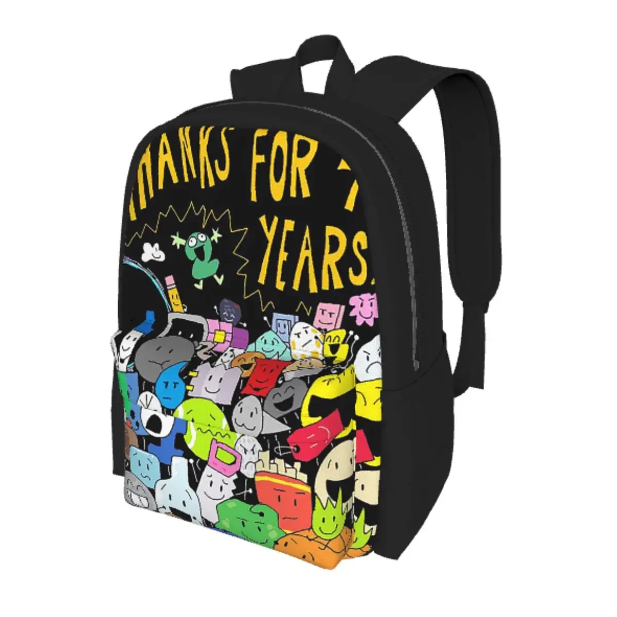 

BFDI Four BFB Student Backpack School Bag Hiking Travel Daypack for Men Women Bookbag Shoulder Bags