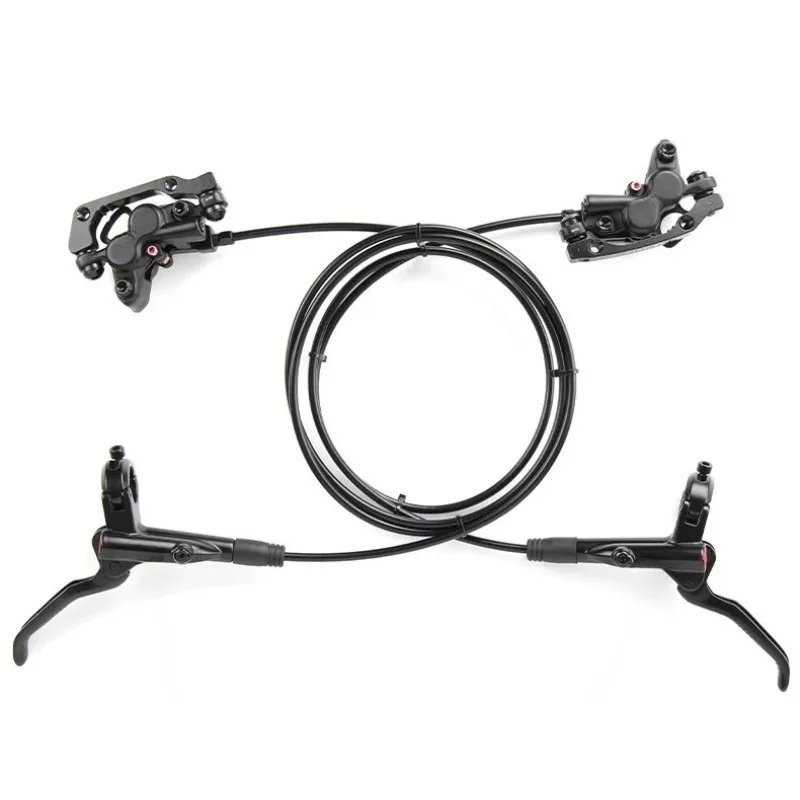 for-bicycle-oil-brake-4-piston-front-and-rear-oil-disc-kit-universal-clamp