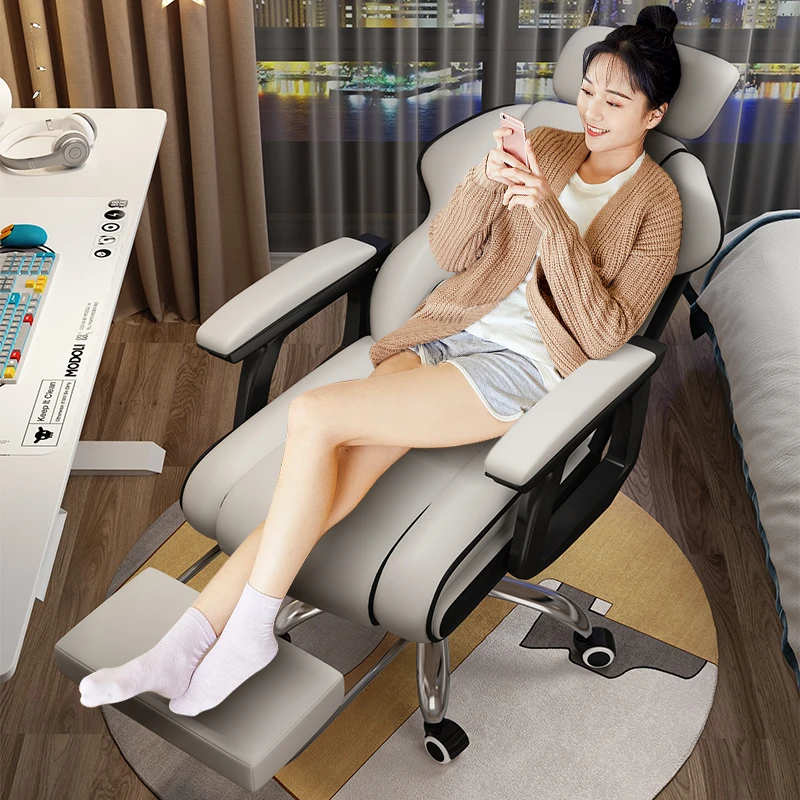 Modern Rolling Office Chair Mobiles Mobile Makeup Luxury Lounge Kawaii Living Room Office Chair Lazy Stoel Library Furniture