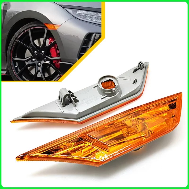 

Указатель поворота, габаритный фонарь на крыло, боковой фонарь для HONDA CIVIC 2016 2017 2018 2019 2020 2021 FC1 34350-TET-H01 34300-TET-H01