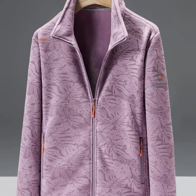 

Ultra-Durable Plant Print Woolen Jaet Windproof ex Ciwalk PU Leather Sve Ciwalk Sle Non-Fading Summer Collection