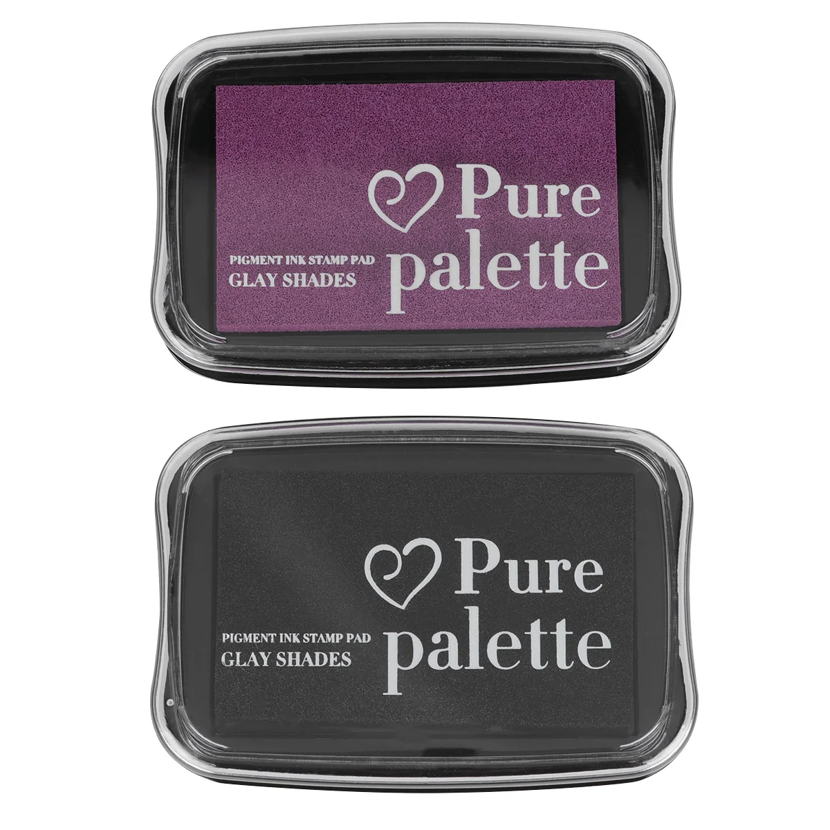 2pcs Colorful Ink Pad Premium Water-Based For Kids Diy Hand Art Craft Projects Stamp Pad Paper Wood Fabric Tool