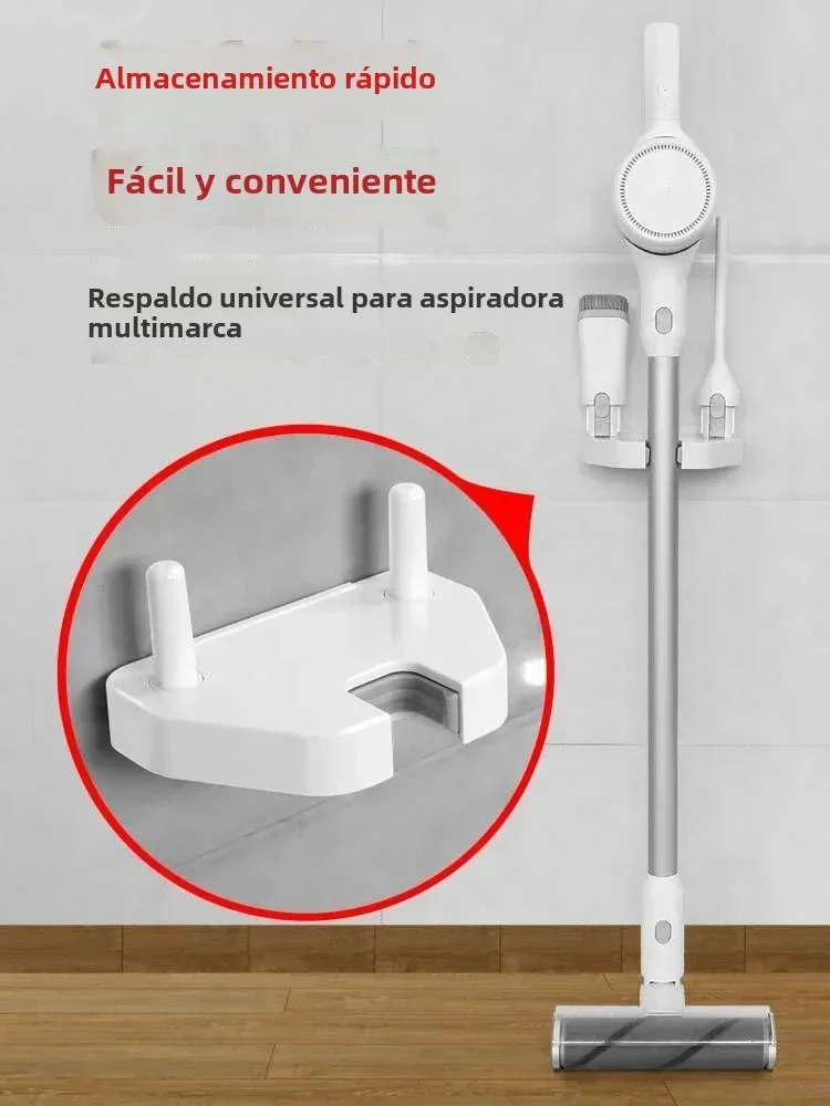 vanzlife Pnch-Free Vacuum Cleaner Bracket Storage Rack Universal Backrest Shelf for Dyson 7v8v11 Midea Puppy dust catcher Holder