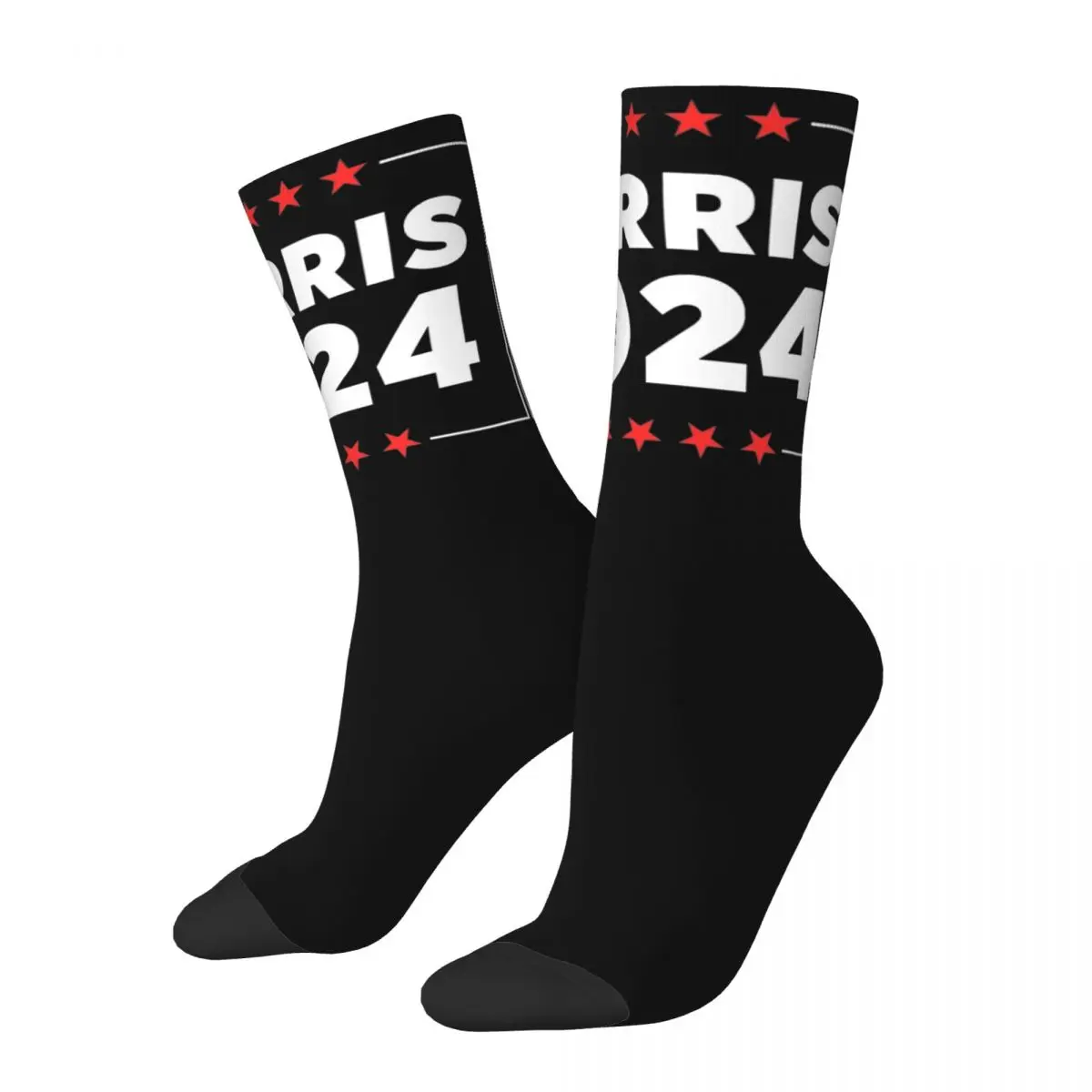 Cozy Men Socks Kamala Harris 2024 President Merch Soft Joe Biden Sport Socks Spring Autumn Winter