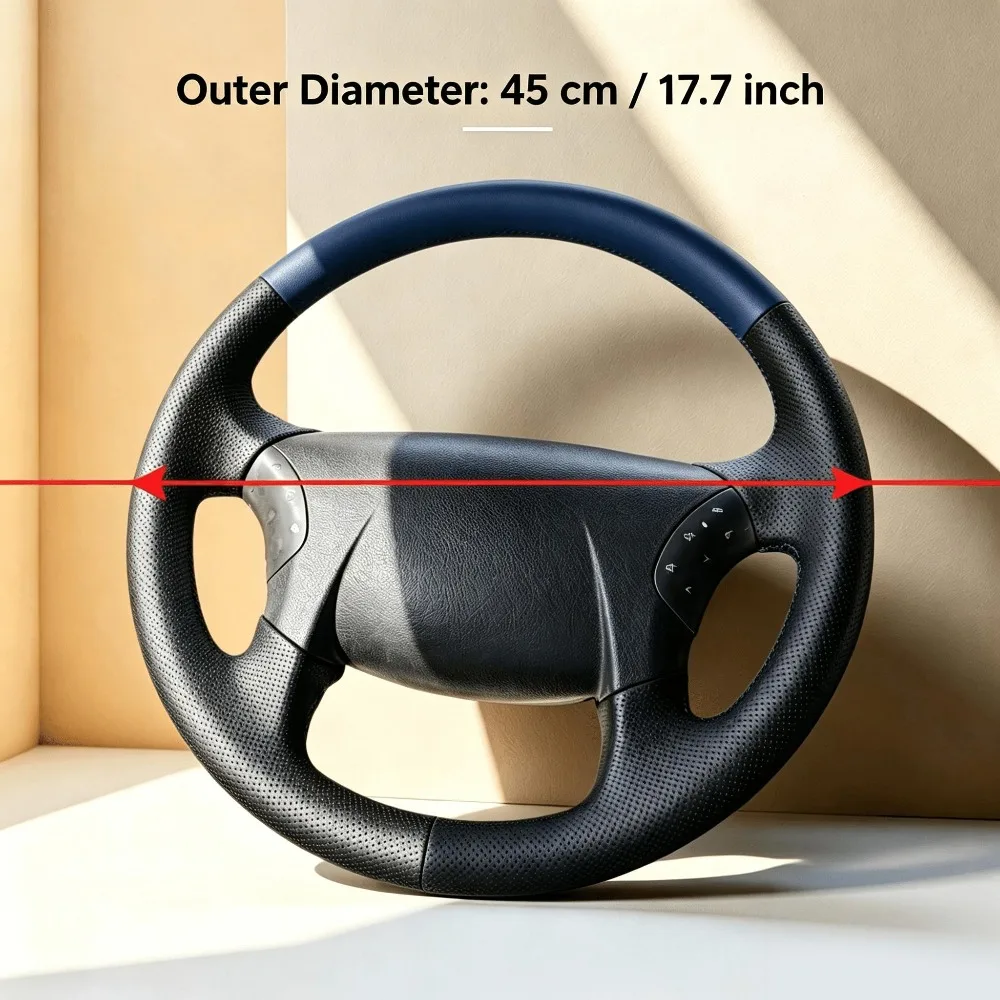 Suitable For Foton Auman GTL/EST Dedicated Full Coverage Hand Stitched Steering Wheel Cover For Planet Galaxy ETT Trucks