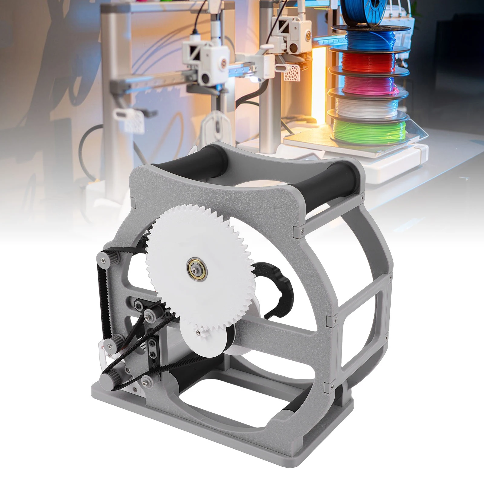 

Электрический намотчик для 3D-принтеров: устройство для перемотки филамента (PLA, PETG, ABS, TPU, нейлон) по 1 кг, с регулируемой скоростью и интеллектуальным стартом/стопом