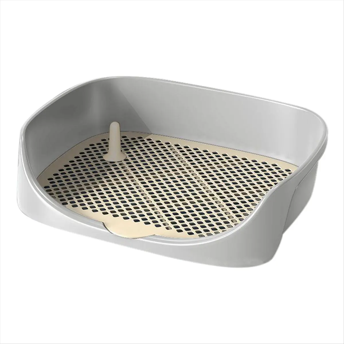 ABPP  Training Pad Holder - Indoor Puppy Potty Tray with Mesh Grids for Clean Paws & Floors B