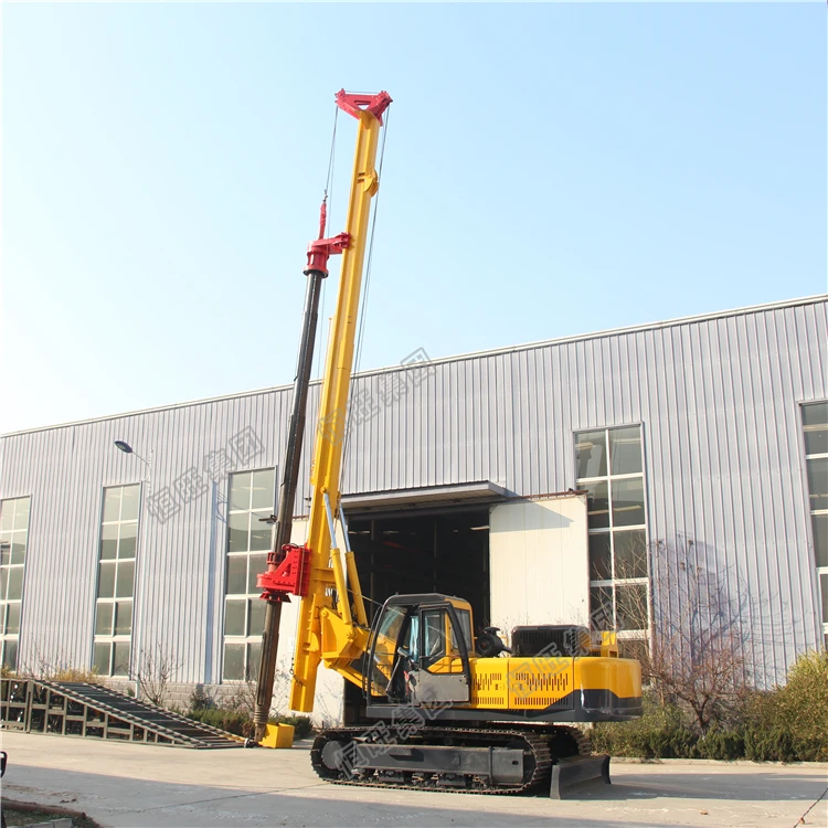 20m Long Auger Drill Machine Hydraulic Auger Drilling Rig