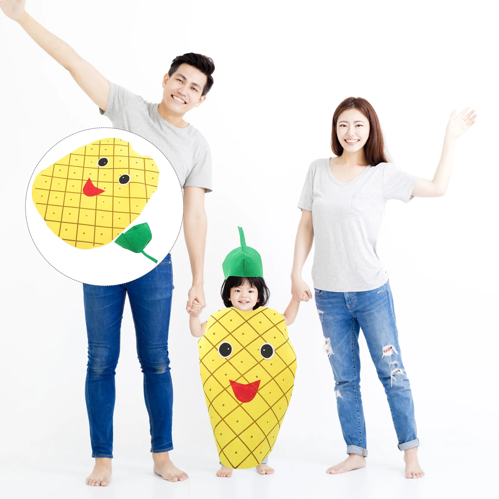 Halloween Decor Fruit Cosplay Costume Pineapple Child Costumes Yellow Children Toddler