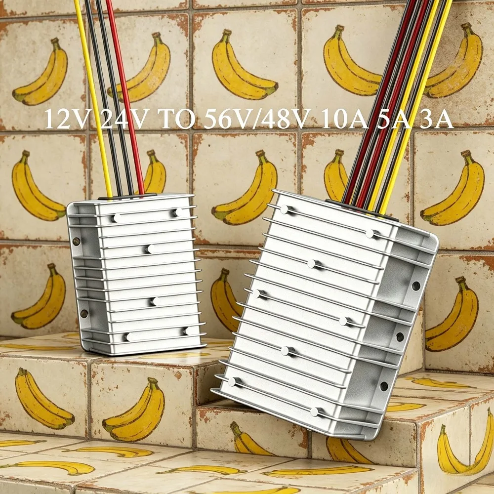 12V 24V TO 56V/48V 5A 10A 3A step up Transformer converter Power Supply boost Voltage Regulator DC DC for auxiliary batteries