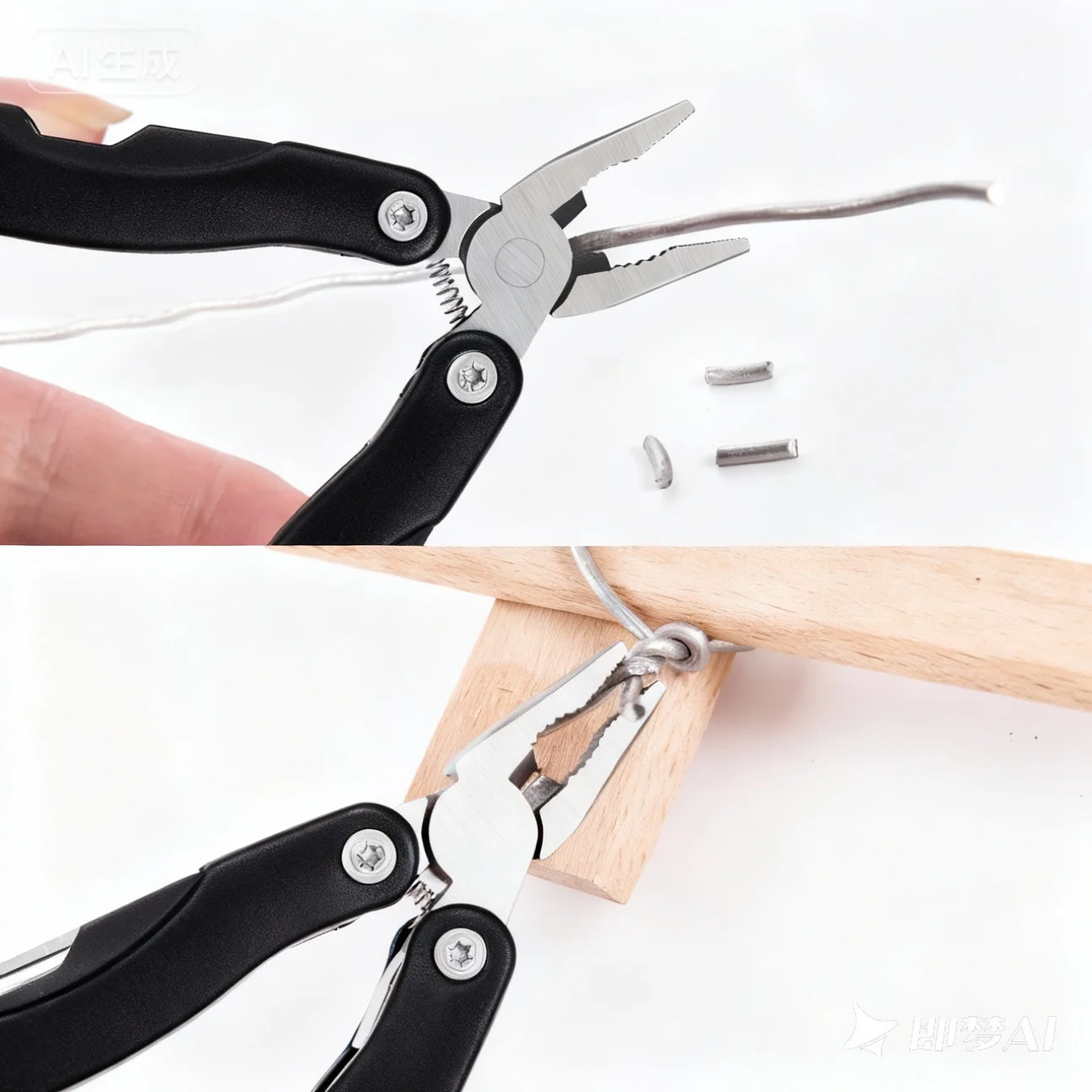 كماشة سكين متعددة الوظائف محمولة للاستخدام الخارجي، كماشة أدوات متعددة الوظائف من الفولاذ المقاوم للصدأ، أدوات يدوية صغيرة لجيب التخييم EDC