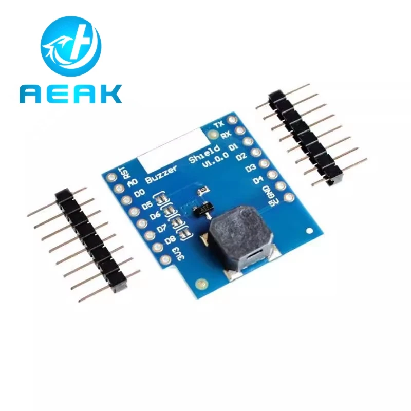 Buzzer Shield V1.0.0 AEAK esp8266 D1 mini For Arduino Buzzer module smart electronics