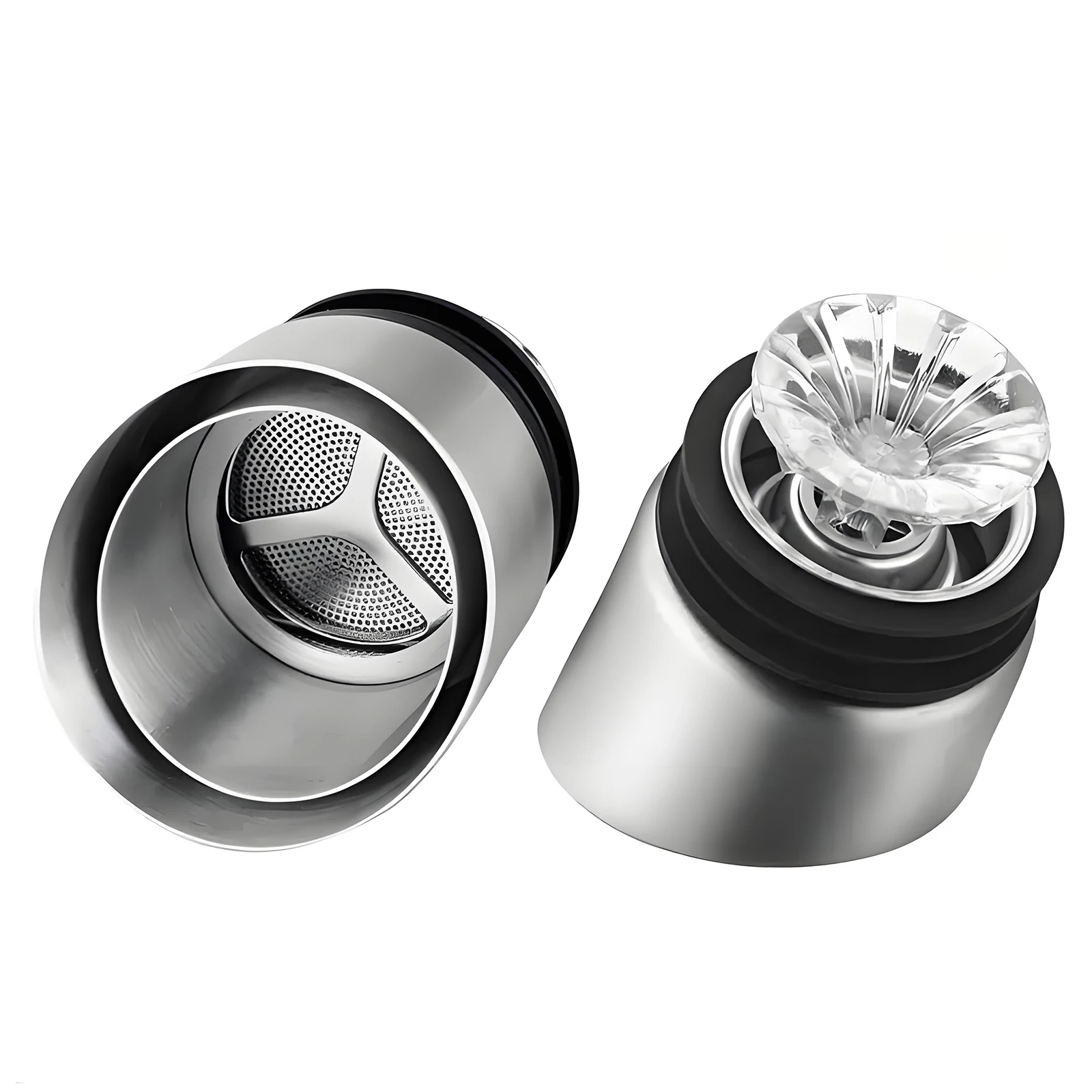 Wine Aerator Pourer Shower Funnel with Sediment Strainer, Stainless Steel Wine Aerator Sediment Filter for Decanting